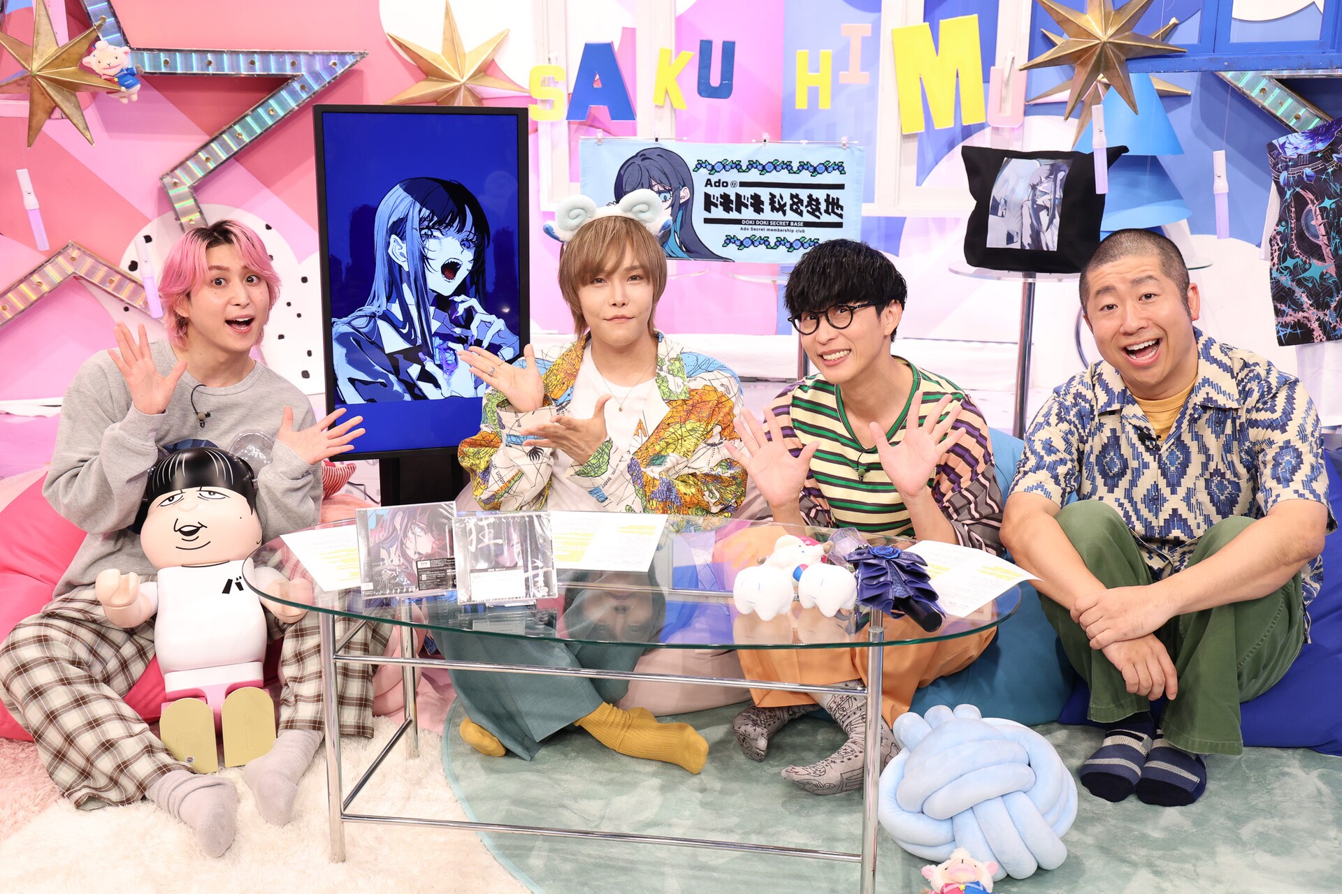 左から佐久間大介（Snow Man）、Ado、天月、オーイシマサヨシ、澤部佑