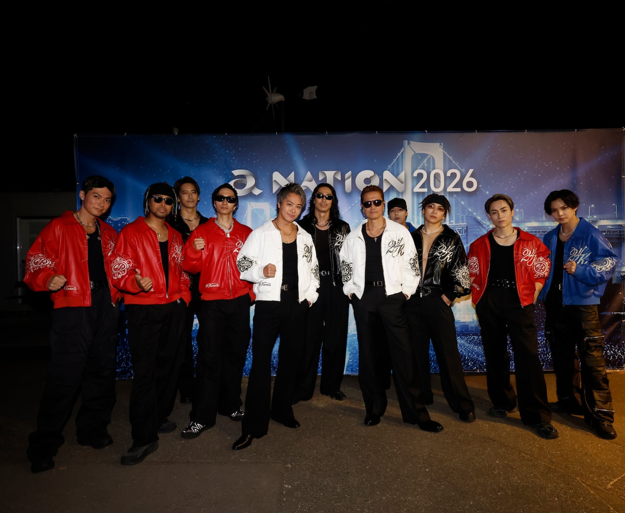 ライブ前のEXILE。