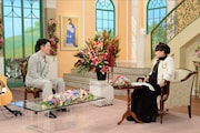 左からMIYAVI、黒柳徹子。 ©︎テレビ朝日