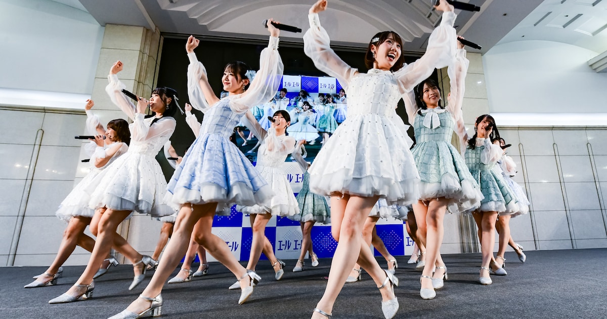 STU48が新シングル発売日に広島駅でリリイベ開催、センター甲斐心愛がファンに感謝