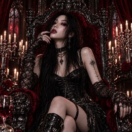 AIアーティストのAiBeが新曲「VAMPIRE」配信リリース、ボンデージ衣装のMV公開