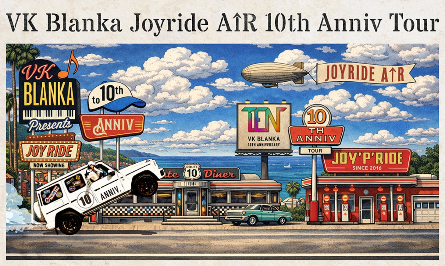 「VK Blanka Joyride A↑R 10th Anniv Tour」告知ビジュアル [画像・動画ギャラリー 2/4] - 音楽ナタリー