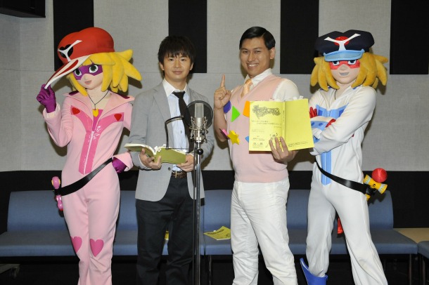 7月16日、東京テレビセンターで行われたアフレコの様子。