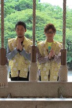 「はんにゃがいなかったらセールスも半減です」と自虐的に語った中田。