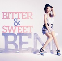 9月2日に発売されたばかりのBENIのアルバム「Bitter ＆ Sweet」の初回盤ジャケット。