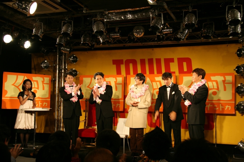 豪華メンバーが勢揃いしたタワレコ渋谷店B1フロア。