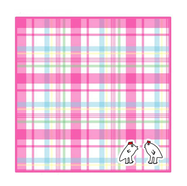 「もう中学生　アップリケ刺繍入りタオルハンカチ」は525円。