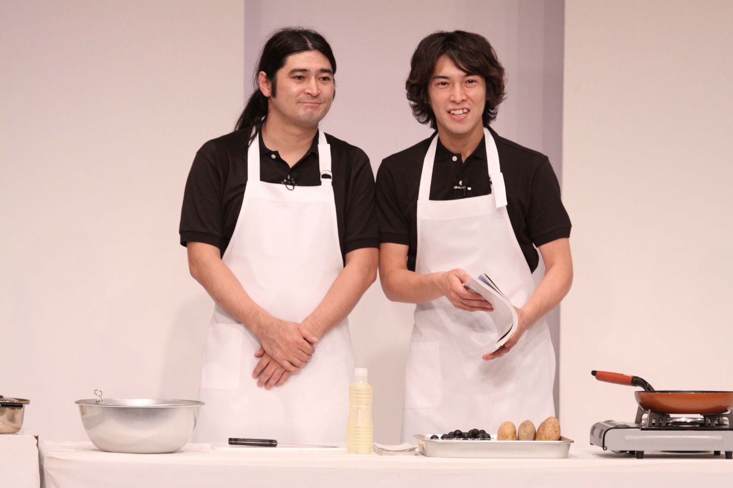 収録コントの一場面。