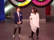 中央線シンデレラは女子高生と妊娠検査薬という女性ならではのコントを披露。残念ながら不合格となった。