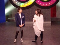 中央線シンデレラは女子高生と妊娠検査薬という女性ならではのコントを披露。残念ながら不合格となった。