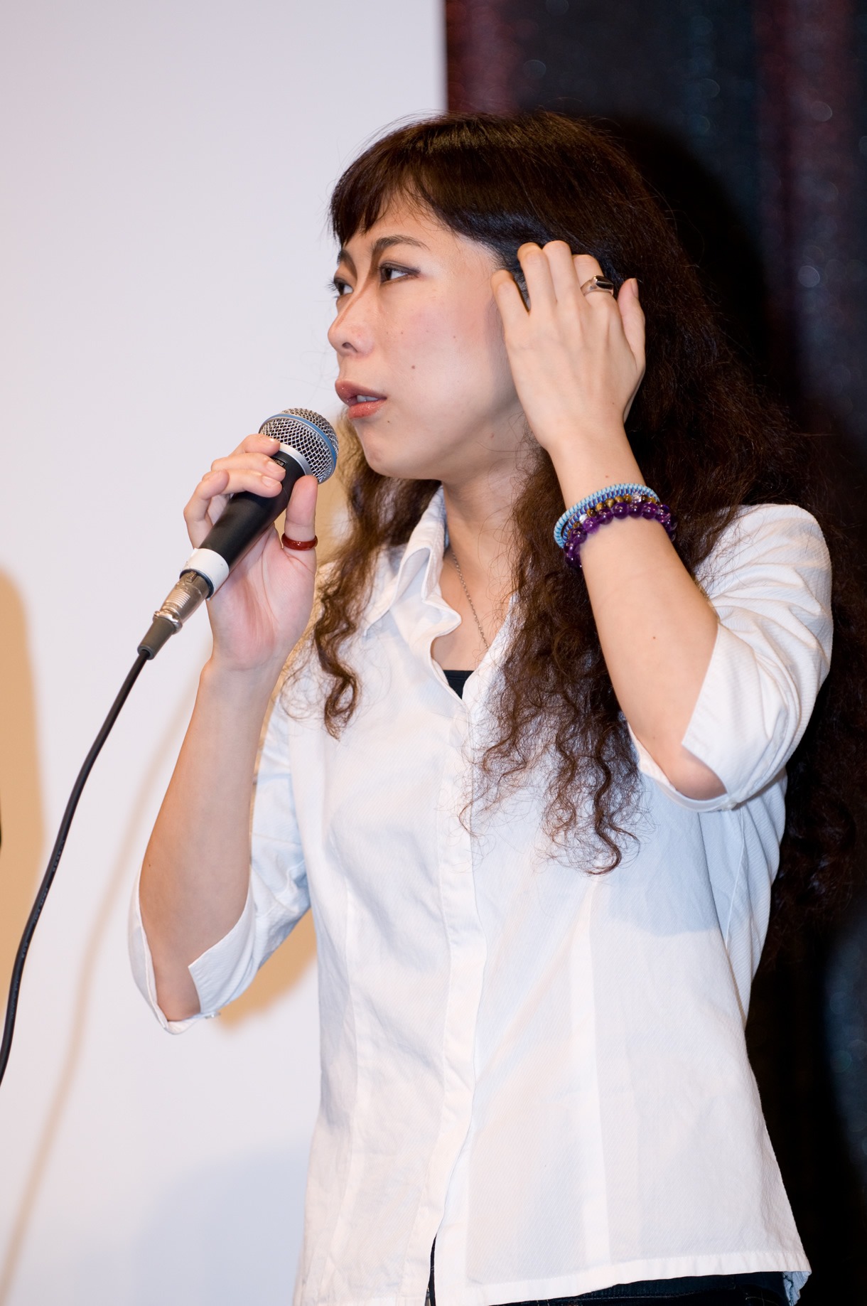 ひょうひょうと不参加を表明した椿鬼奴。理由に換金率を持ち出されてはぐうの音もでない。