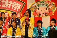 「マヨブラジオ」代表で会見に出席した中山功太。初めてのレギュラーは「なるとも」だそう。