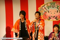 base代表で参加したスマイル。「世間の人にまだまだ知れ渡っていないbaseの力を知ってもらうために頑張ります」（瀬戸）「うぅ～イエェイ～」（よしたか）