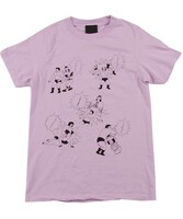 「トツギーノ×タイムカプセル」必殺技Tシャツ（ラベンダー）。(c) Bakarhythm / (c) 2009 BEAMS