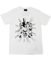 「トツギーノ×タイムカプセル」6人の花嫁Tシャツ（ホワイト）。(c) Bakarhythm / (c) 2009 BEAMS
