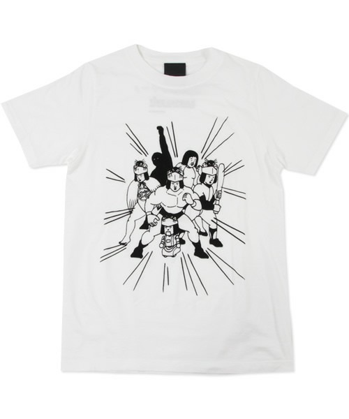 「トツギーノ×タイムカプセル」6人の花嫁Tシャツ（ホワイト）。(c) Bakarhythm / (c) 2009 BEAMS