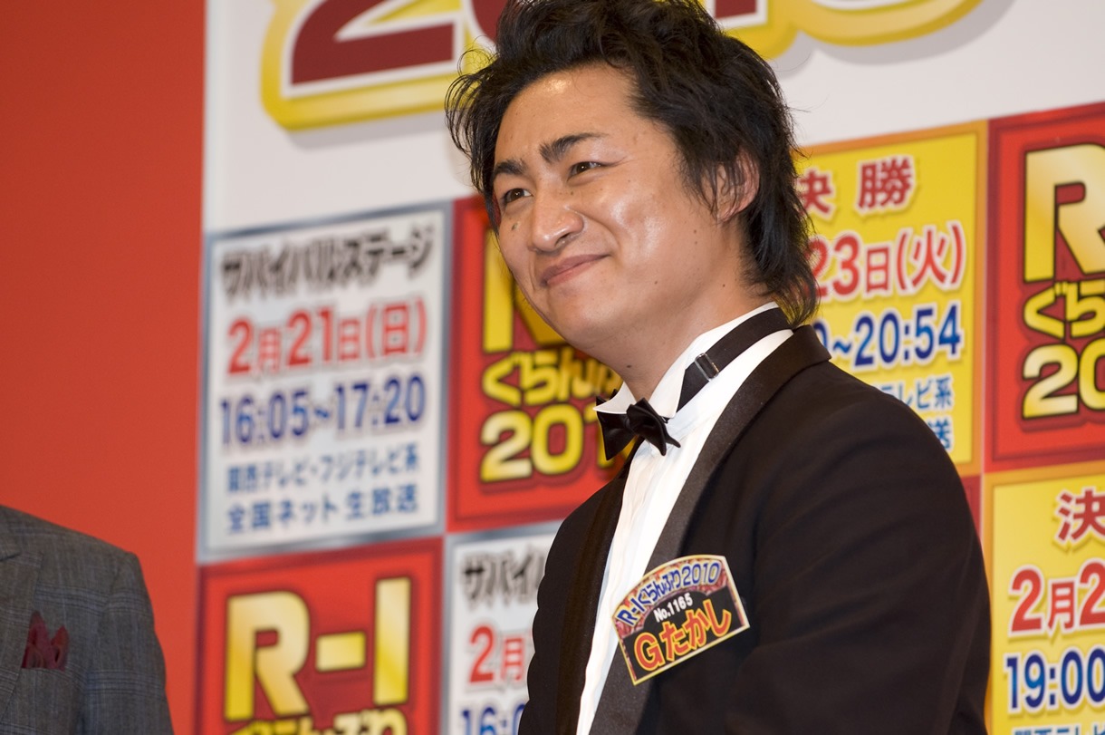 モノマネを武器に初の決勝進出を決めたGたかし。