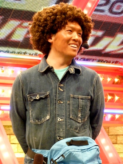 2位の友近に大差を付けて決勝進出を果たしたCOWCOW山田與志。