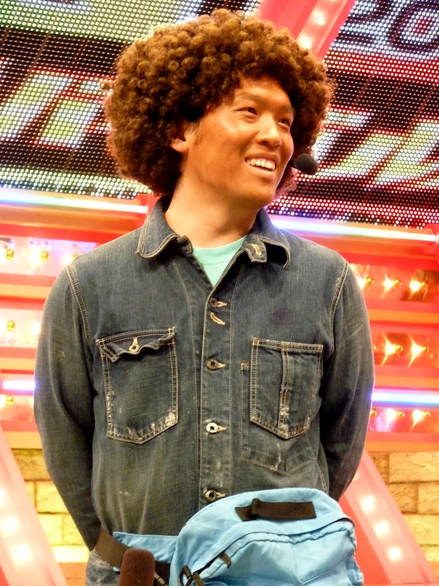 2位の友近に大差を付けて決勝進出を果たしたCOWCOW山田與志。