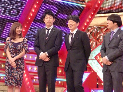 R-1決勝戦後の一場面。