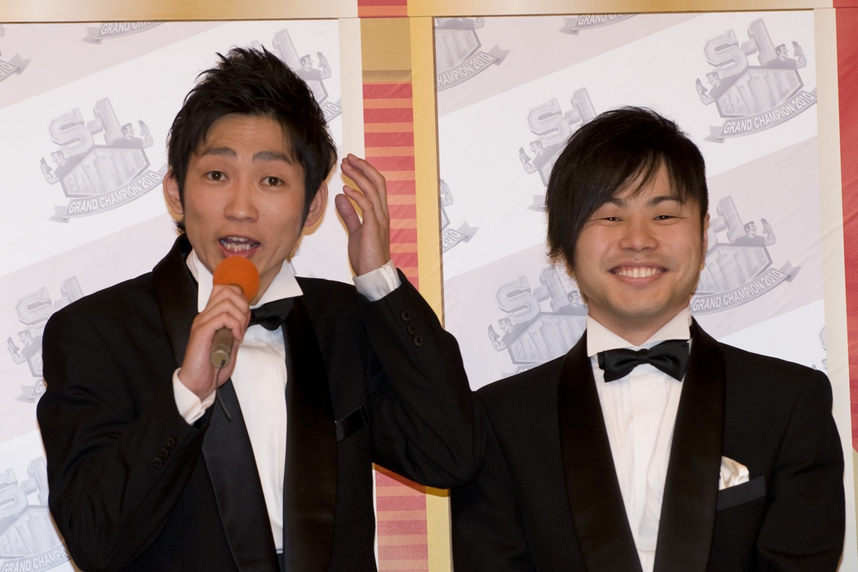 優勝に輝き、賞金1億円をゲットしたNON STYLE。