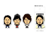 芸人ステッカー（パンサー） 、3枚1組。315円。