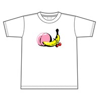 「楽しんご♥Tシャツ」、2000円。サイズはS・M・Lが用意されている。