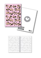 よしもと芸人リングノート、ピンク。630円。A5サイズ、100枚。