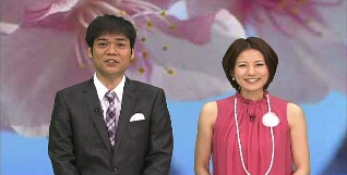 ネプチューン名倉と進行の馬場典子アナ。(c)NTV