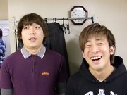 収録ライブ終了後のチーモンチョーチュウ。現在「チーモンチョーチュウと漫才ツアー」のチケットが発売中。