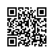 マガジンハウス携帯サイト内「『ブスの瞳に恋してる3』発売記念　愛のおすそわけ握手会」QRコード。