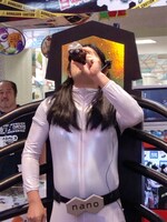 一気に飲み干すQ太郎。