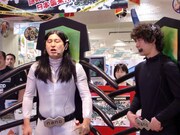 山手線の駅名を五反田から言い始めるも五反田でゲップをしてしまうQ太郎。