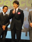 「相方の遠藤は上映初日の1回目に来てくれると言ってくれるが、恥ずかしいので断っている」と照れるココリコ田中。