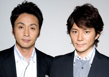 「ライオンスペシャル 第30回 全国高等学校クイズ選手権　中部大会」応援パーソナリティを務めるアンジャッシュ。