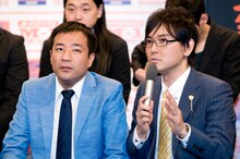 今年がラストイヤーのナイツ。土屋（右）は、「優勝したら師匠を差し置いて浅草に自分たちの銅像を建てたい」と語った。