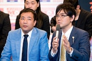 今年がラストイヤーのナイツ。土屋(右)は、「優勝したら師匠を差し置いて浅草に自分たちの銅像を建てたい」と語った。