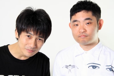 キングオブコメディ。第1回配信「まごころ」では、この宣材写真を撮影した際の裏話が語られている。