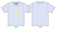 base芸人考案Tシャツ（スーパーマラドーナ）。価格は2625円。