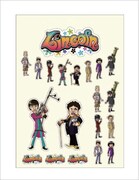 リンカーンA5ステッカー。価格は420円