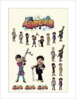 リンカーンA5ステッカー。価格は420円