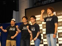 囲み取材の最後は「かんたん、みつかる！」というBingのキャッチコピーで締めくくった。