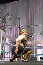 最も会場を沸かせた森三中・黒沢。