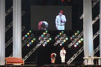 ライト東野とレフト藤井。