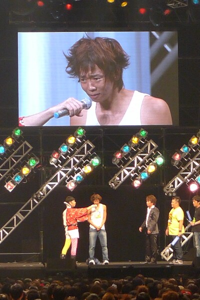 優勝直後の楽しんご♥。