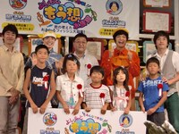 夏のキャンペーン「みんなのもう想水族館」会見の模様。