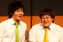 今回惜しくも優秀賞となったタイムマシーン3号。“結婚したい”という関の“ポジティブだがダメな男”が観客のツボにはまり爆笑の連続。(c)中山ノリ