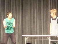 コントをカバーした5GAP。佐藤は「このネタはいろんなバージョンがあり、難しい。まずチャレンジしたことを評価したい」と激励した。