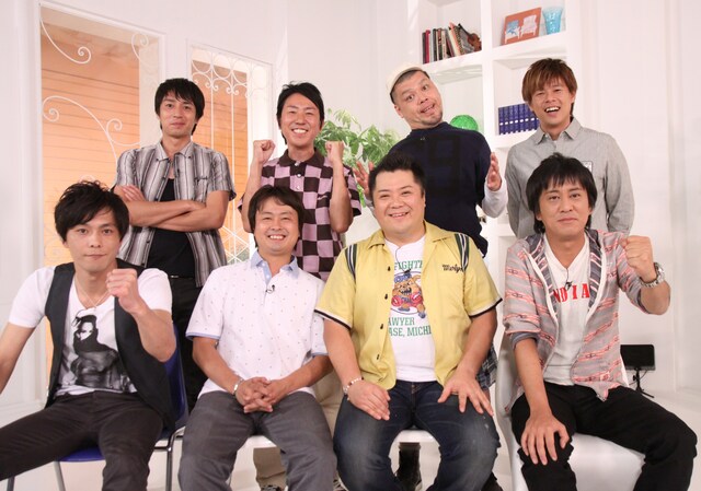 チュートリアル、次長課長、ブラックマヨネーズ、野性爆弾。前回の放送前にはブラマヨ吉田が「『ブラチュー次課爆弾』でもいいやん」と不満を漏らしていた。(c)ABC