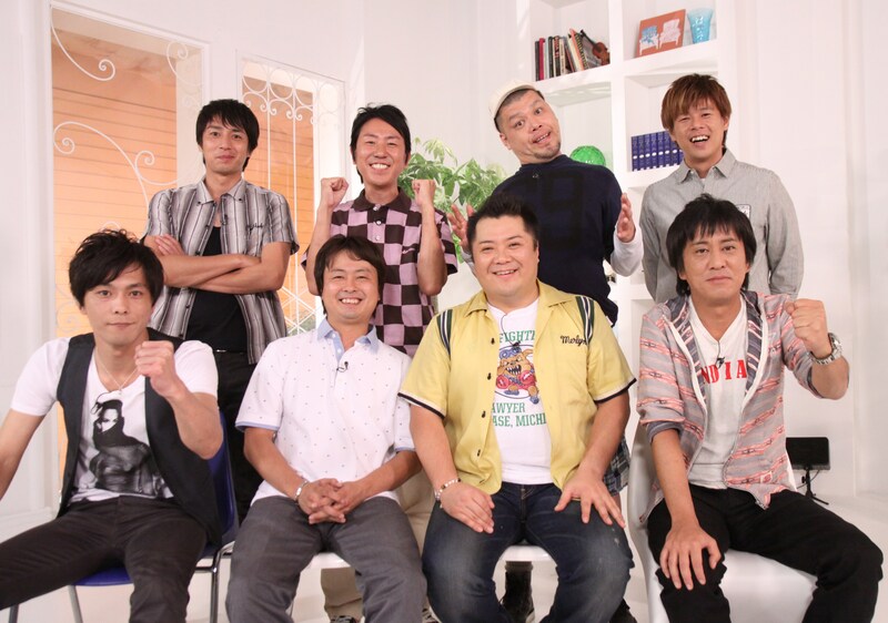 チュートリアル、次長課長、ブラックマヨネーズ、野性爆弾。前回の放送前にはブラマヨ吉田が「『ブラチュー次課爆弾』でもいいやん」と不満を漏らしていた。(c)ABC